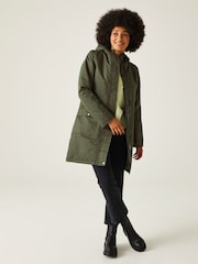 Regatta Green Romine II Long Length Waterproof Jacket - Image 3 of 9