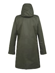 Regatta Green Romine II Long Length Waterproof Jacket - Image 8 of 9