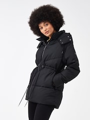 Regatta Black Shower Resistant Rurie Quilted Thermal Insulated Jacket - Image 1 of 10
