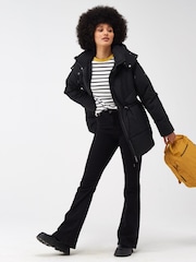 Regatta Black Shower Resistant Rurie Quilted Thermal Insulated Jacket - Image 3 of 10