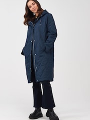 Niebieski - Women's Jaycee Quilted Thermal Jacket - Image 1 of 11