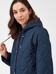 Niebieski - Women's Jaycee Quilted Thermal Jacket - Image 7 of 11