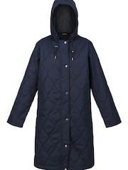 Niebieski - Women's Jaycee Quilted Thermal Jacket - Image 9 of 11
