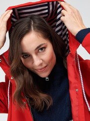 Rot - Regatta Bayla Wasserfeste Jacke - Bild 6 von 8