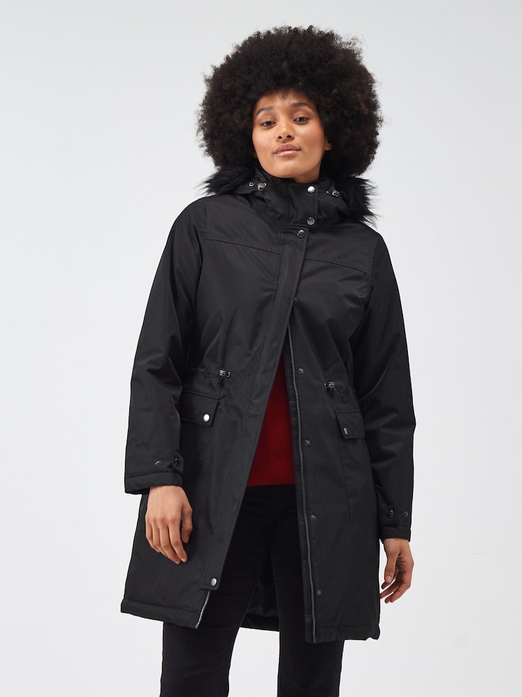 Regatta Black Lellani Waterproof Insulated Thermal Jacket - Image 1 of 8