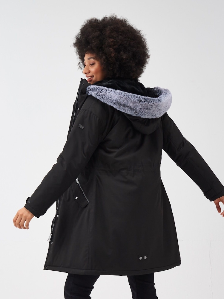 Regatta Black Samaria Waterproof Insulated Thermal Jacket - Image 2 of 8