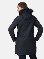 Regatta Blue Sabinka Longline Waterproof Insulated Thermal Jacket - Image 2 of 8