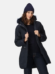 Regatta Blue Sabinka Longline Waterproof Insulated Thermal Jacket - Image 4 of 8