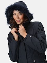 Regatta Blue Sabinka Longline Waterproof Insulated Thermal Jacket - Image 6 of 8