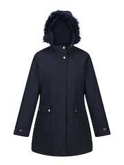 Regatta Blue Sabinka Longline Waterproof Insulated Thermal Jacket - Image 7 of 8