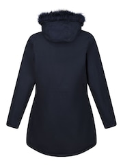 Regatta Blue Sabinka Longline Waterproof Insulated Thermal Jacket - Image 8 of 8