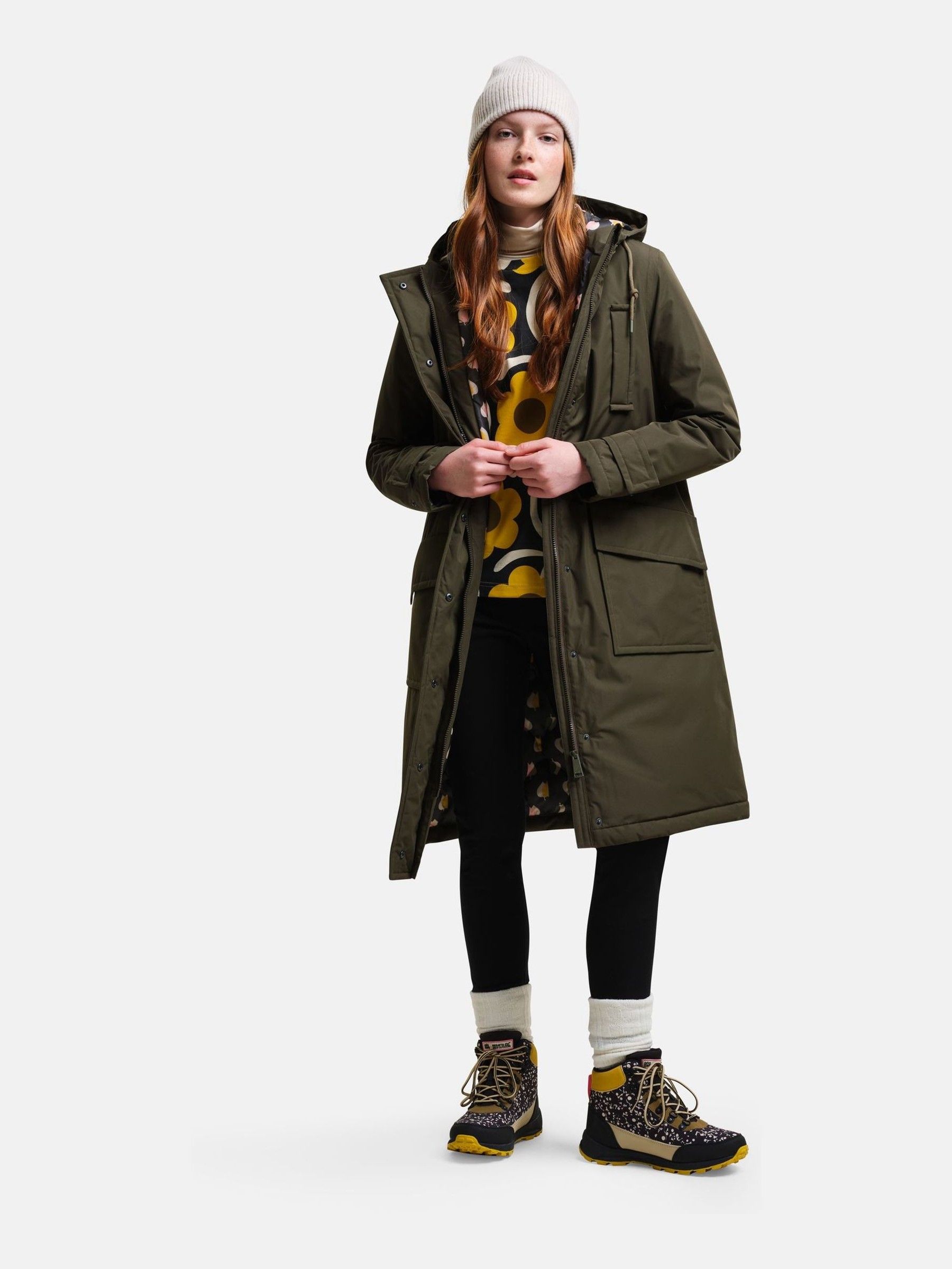 Green regatta coat deals