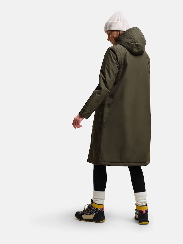Regatta Green Orla Kiely Long Length Waterproof Jacket - Image 2 of 8