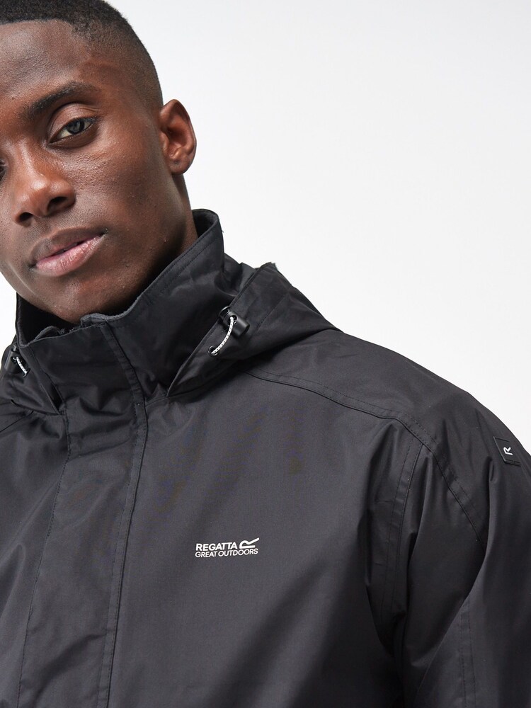 Noir - Veste de randonnée imperméable Niviston de Regatta - Image 4 of 8