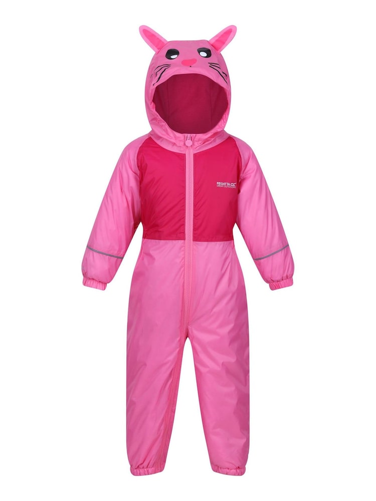 Regatta Pink Mudplay III Waterproof Puddlesuit - Image 4 of 5