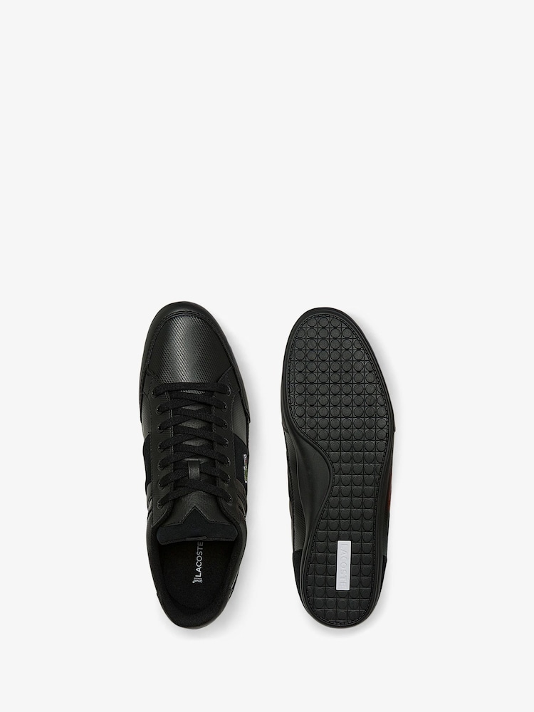 Lacoste Chaymon Black Trainers - Image 4 of 4