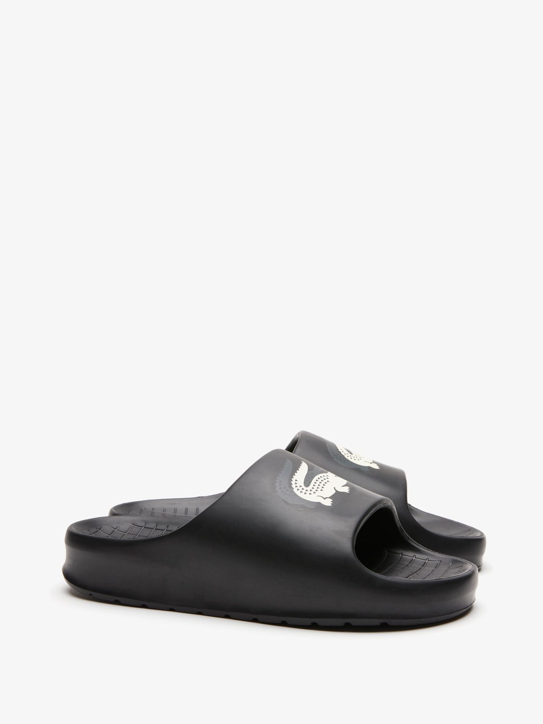 Buy Lacoste Serve 2.0 Black Sliders from Next Luxembourg