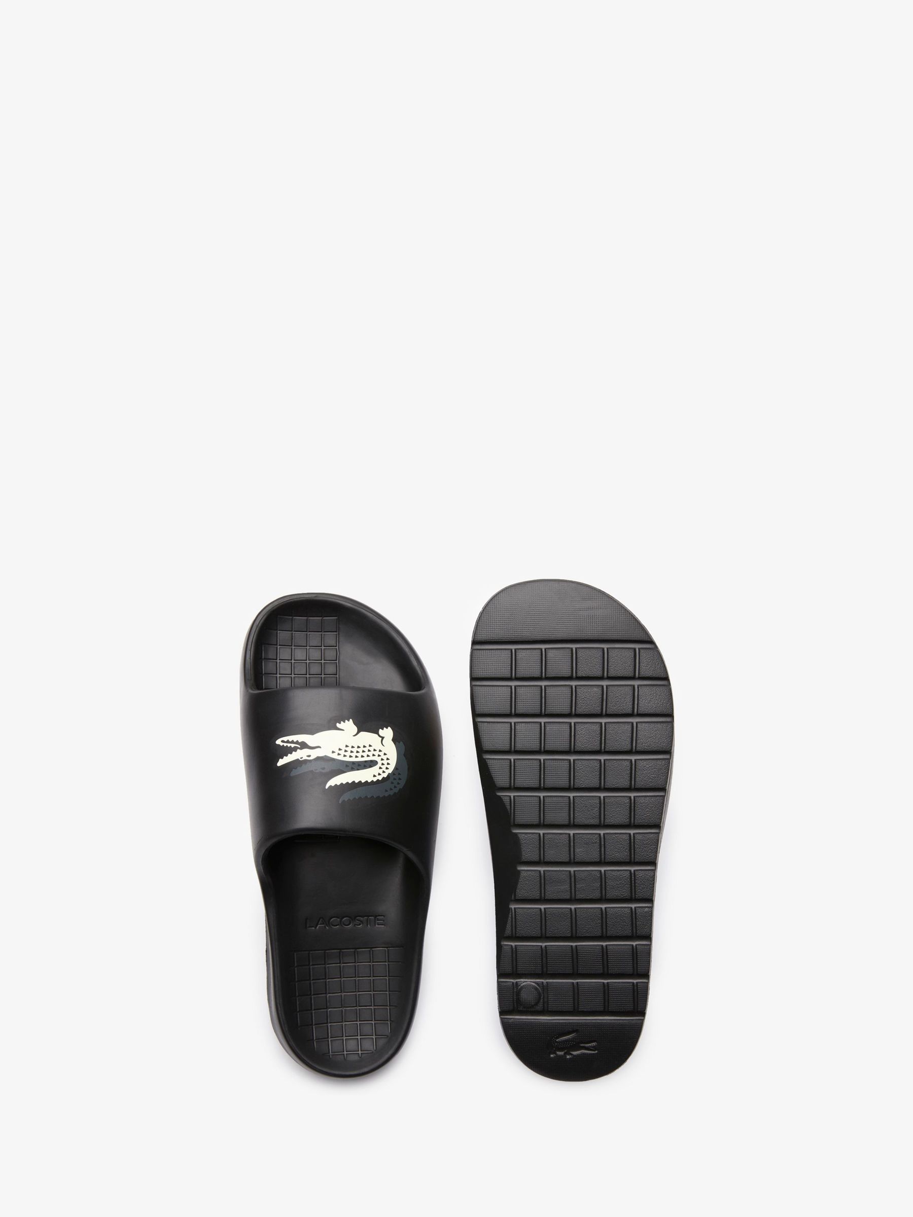Buy Lacoste Serve 2.0 Black Sliders from Next Canada