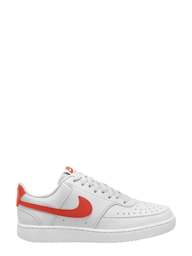 Nike White/Coral Court Vision Trainers - Image 1 of 8