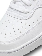 Nike White/Coral Court Vision Trainers - Image 6 of 8