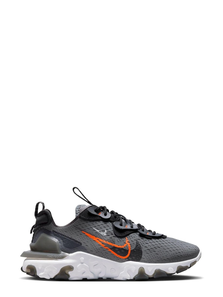 Nike Grey React Vision Trainers - Image 1 of 10