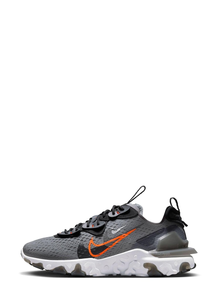 Nike Grey React Vision Trainers - Image 2 of 10