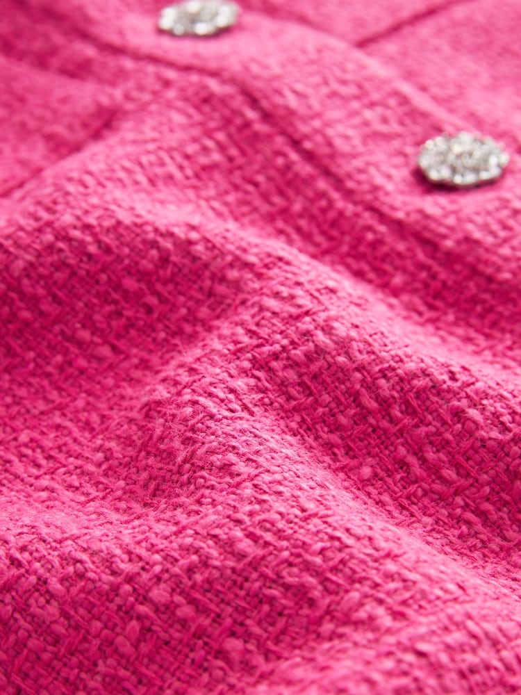 Pink Boucle Shacket - Image 6 of 6