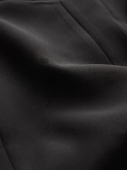Black Tailored Crepe Midi Dress - Image 6 of 6