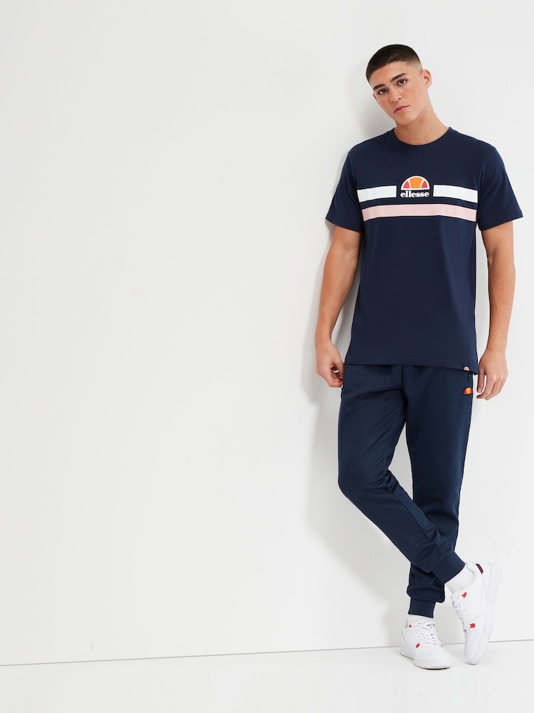 Ellesse Navy 100% Cotton Aprel T-Shirt - Image 1 of 5
