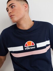 Ellesse Navy 100% Cotton Aprel T-Shirt - Image 4 of 5