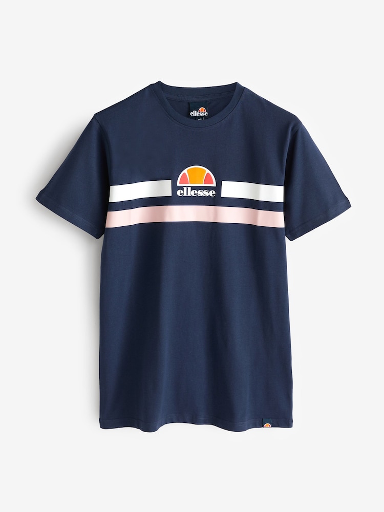 Ellesse Navy 100% Cotton Aprel T-Shirt - Image 5 of 5