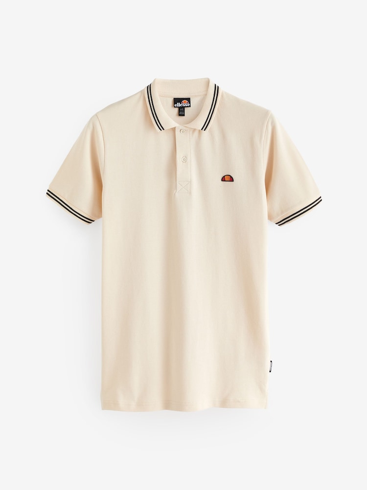 Ellesse Cream Rookie Polo Shirt - Image 5 of 5