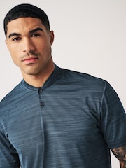 Blue Buttoned Collar Training T-Shirt - Image 1 of 8