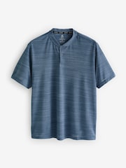 Blue Buttoned Collar Training T-Shirt - Image 6 of 8