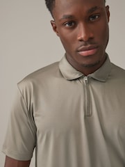 Stone Textured Golf Polo Shirt - Image 1 of 8
