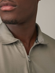 Stone Textured Golf Polo Shirt - Image 5 of 8