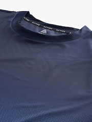 Navy Blue Active Gym Printed Training T-Shirt - Image 8 of 9