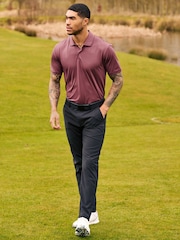 Pink Textured Golf Polo Shirt - Image 2 of 9