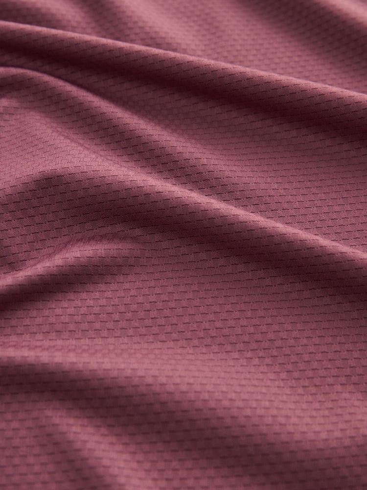 Pink Textured Golf Polo Shirt - Image 9 of 9