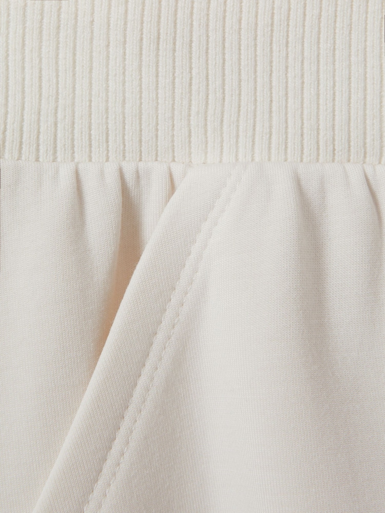 Reiss Cream Bernie Tapered Drawstring Joggers - Image 5 of 5
