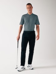 Slate Grey Buttoned Collar Training T-Shirt - Image 2 of 6