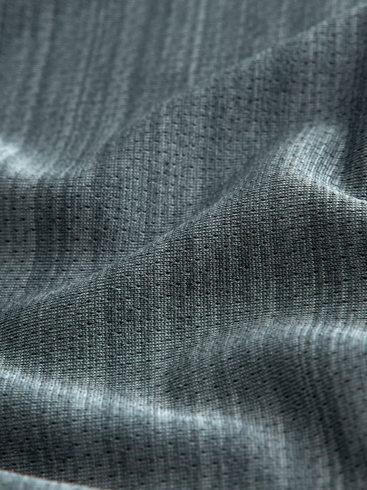 Slate Grey Buttoned Collar Training T-Shirt - Image 6 of 6