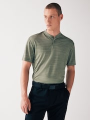 Green Buttoned Collar Training T-Shirt - Image 1 of 7