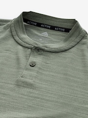 Green Buttoned Collar Training T-Shirt - Image 7 of 7