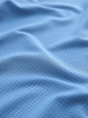 Blue Active Textured Golf Polo Shirt - Image 9 of 10