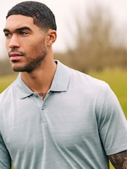 Hellgrau - Aktives Mesh-Golf-Polo-Shirt - Bild 1 von 9