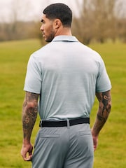 Hellgrau - Aktives Mesh-Golf-Polo-Shirt - Bild 4 von 9