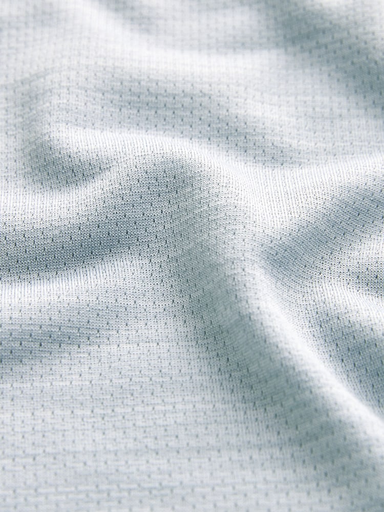 Light Grey Active Mesh Golf Polo Shirt - Image 9 of 9 Light Grey Active Mesh Golf Polo Shirt - Image 9 of 9