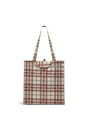 Radley London Grey Check Responsible Foldaway Bag - Image 1 of 4