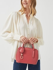 Radley London Red Liverpool Street 2.0 Faux Croc Small Zip-Top Multiway Bag - Image 2 of 6